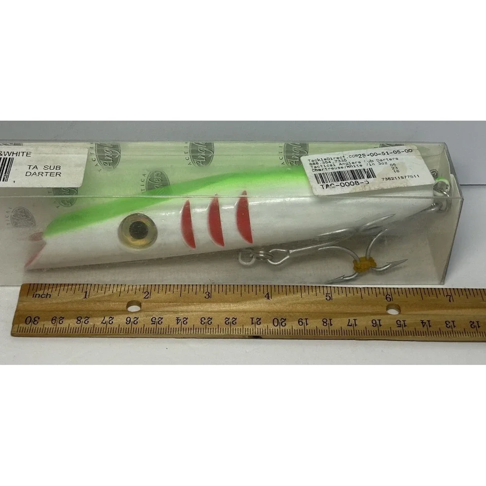 Tactical Anglers‎ Sub Darter Chartreuse White 7